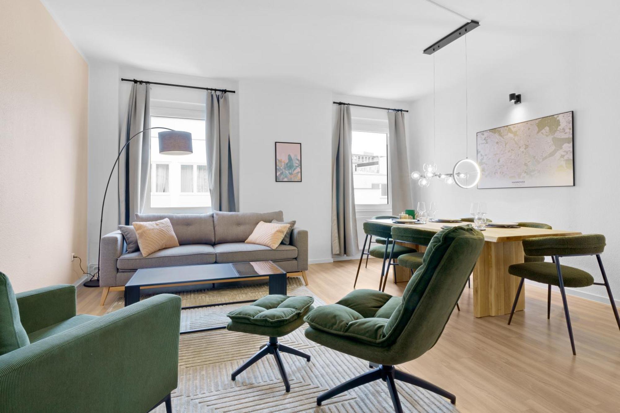Olive Apartments - 86M2 - Kingsize - Free Parking Ганновер Экстерьер фото